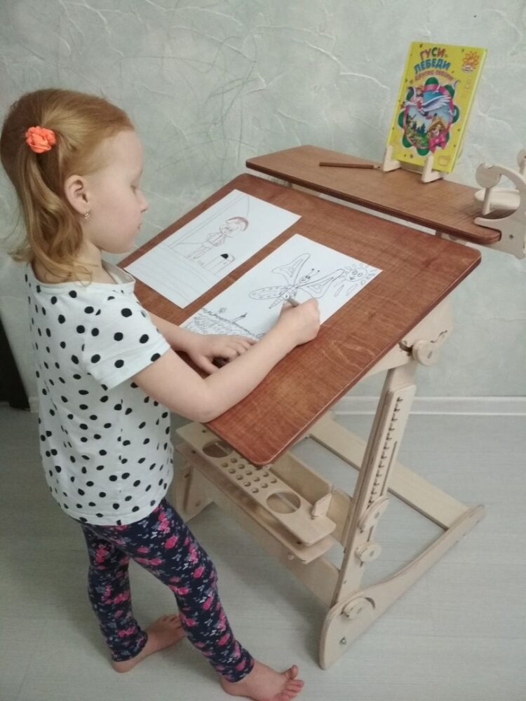 Деревянная подставка для книг Ergolife