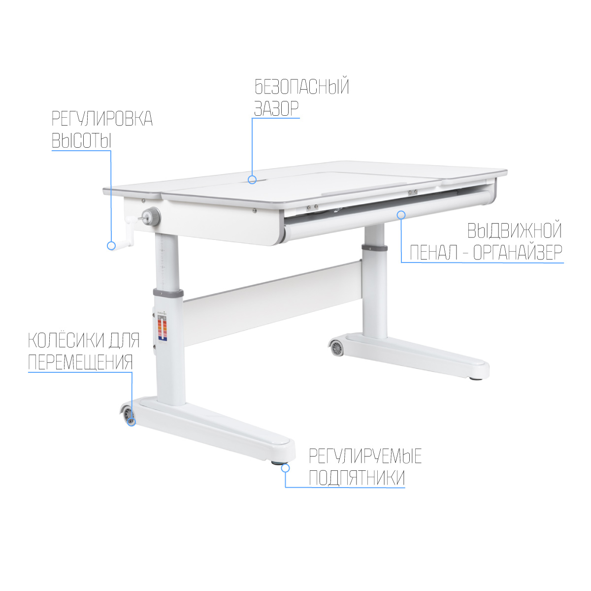 Растущая парта Anatomica Premium Granda