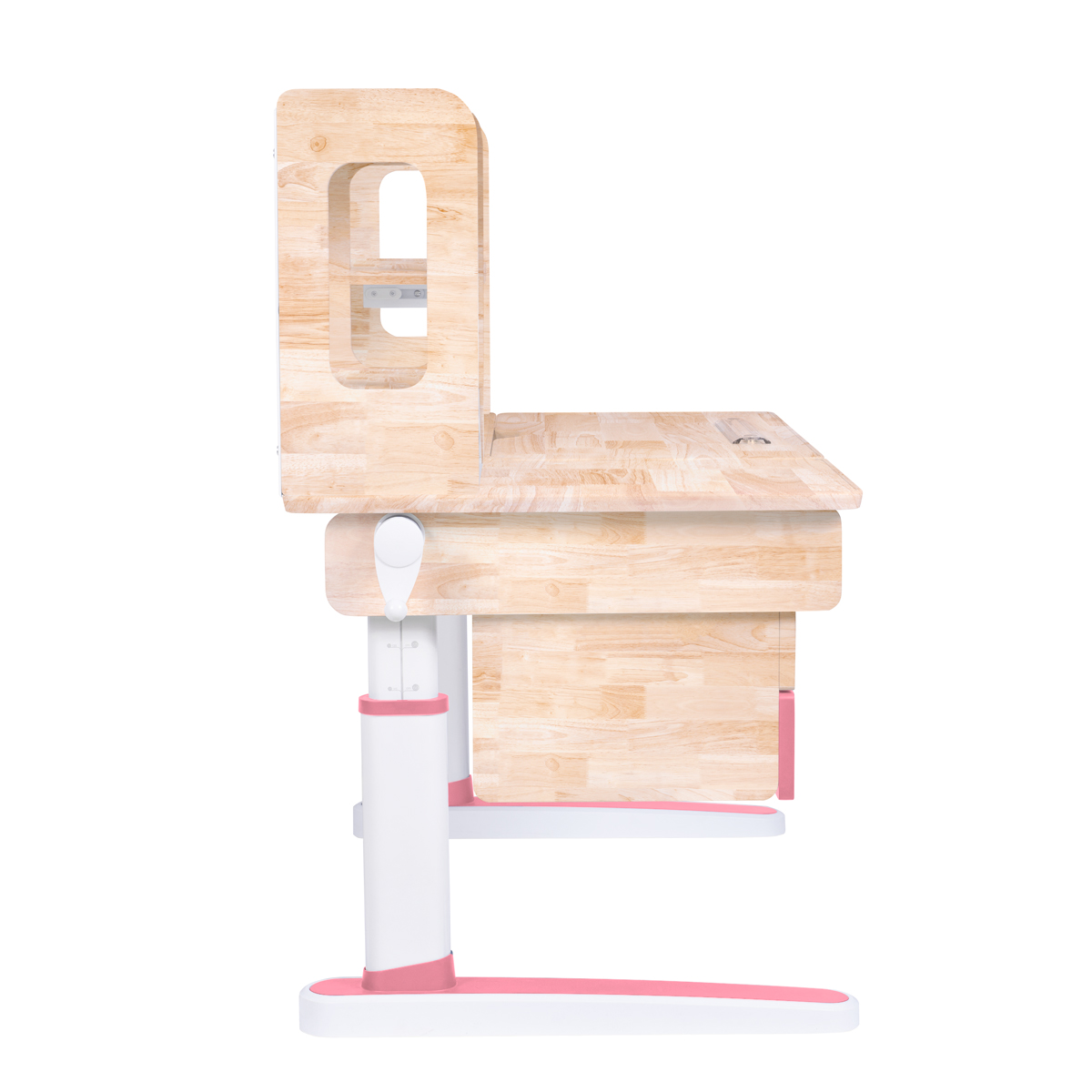 Детский стол Kinderzen Antinori Pro Wood бук/розовый