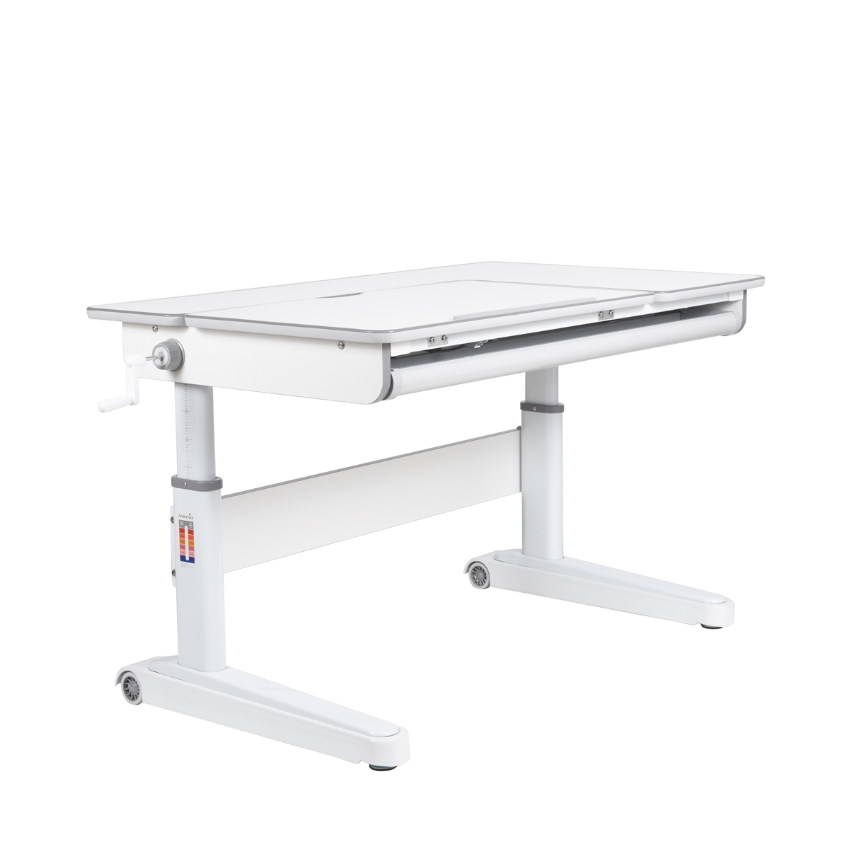 Парта Anatomica Premium Granda с выкатной тумбой Отличник белый
