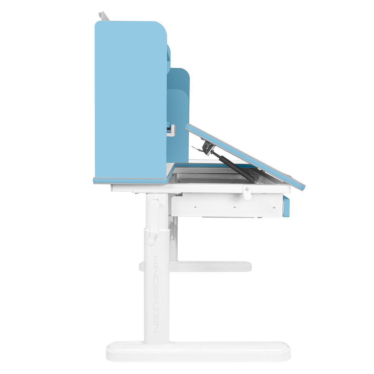 Детский стол Kinderzen Maximus белый/голубой