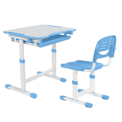 Комплект Anatomica Picola парта + стул + выдвижной ящик белый/голубой Комплект Anatomica Picola парта + стул + выдвижной ящик белый/голубой
