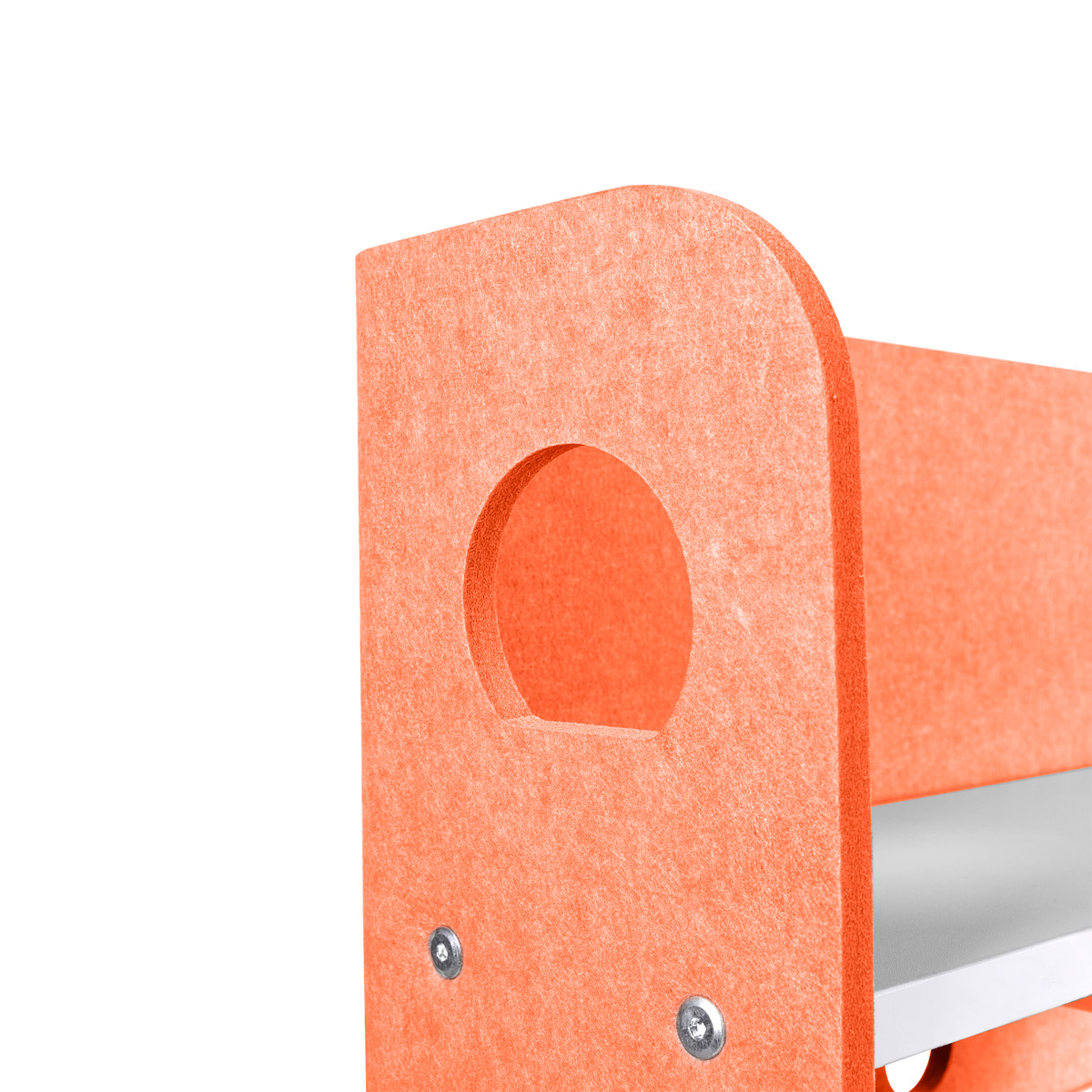 Детский стол Kinderzen Campina белый/оранжевый