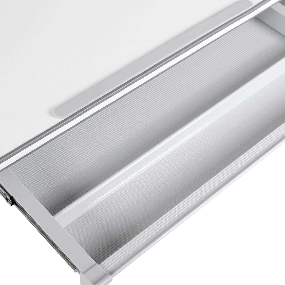 Растущая парта Anatomica Study-90 белый/серый