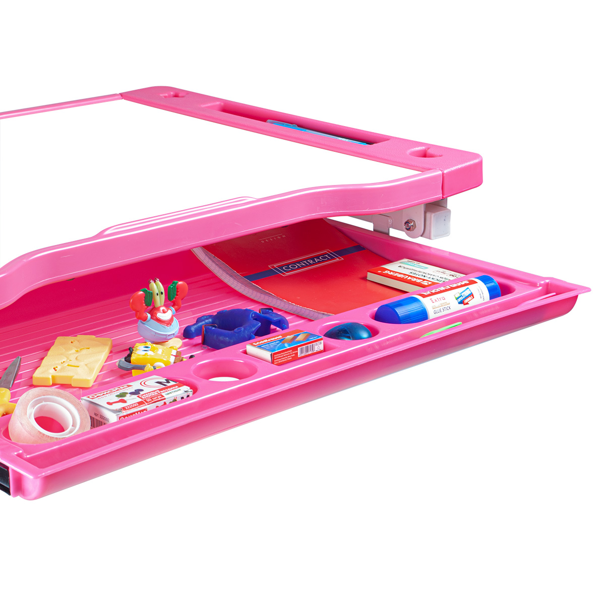 Комплект Kinderzen Arlekino парта + стул + выдвижной ящик розовый Комплект Kinderzen Arlekino парта + стул + выдвижной ящик розовый