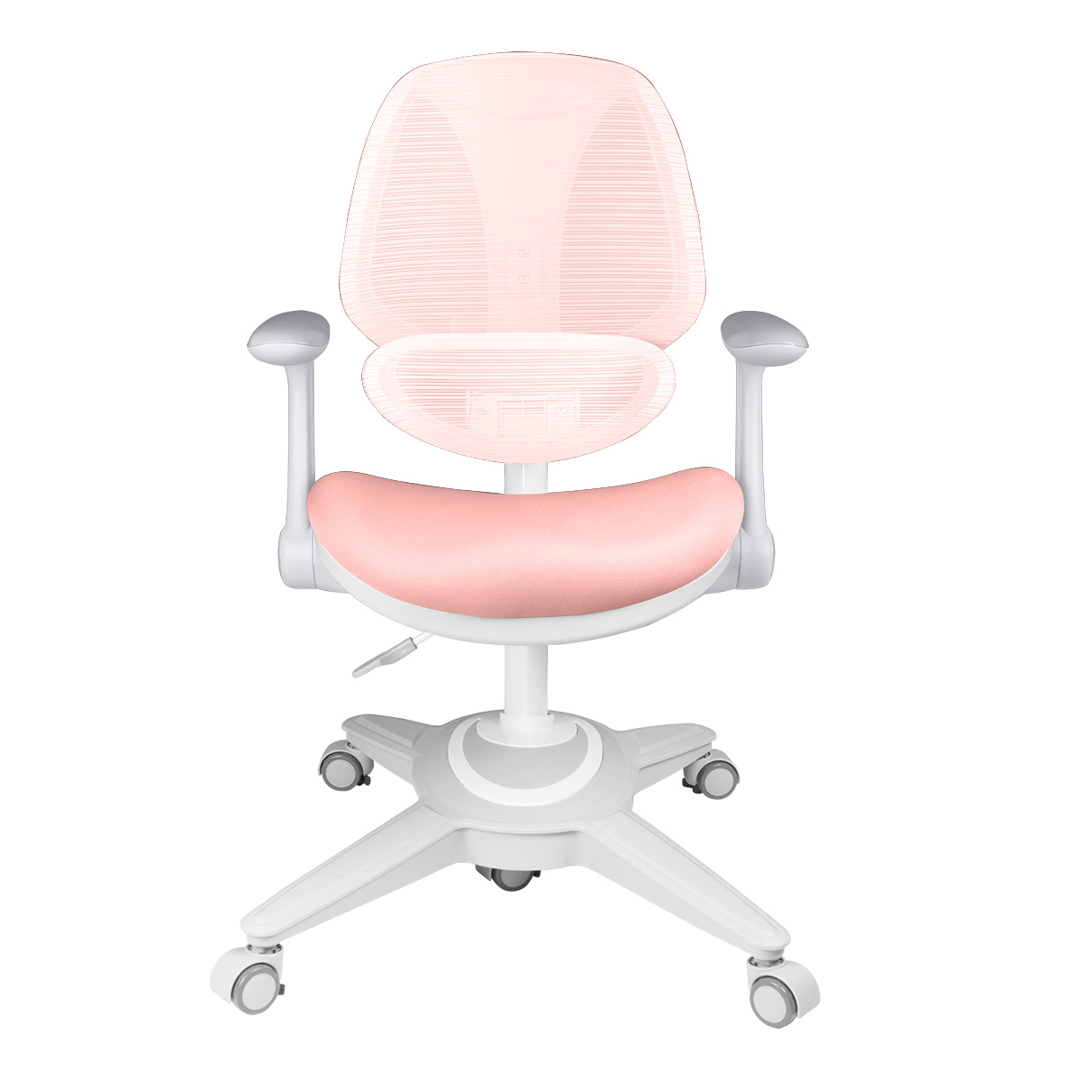 Детское кресло Anatomica Funken с подлокотниками розовый