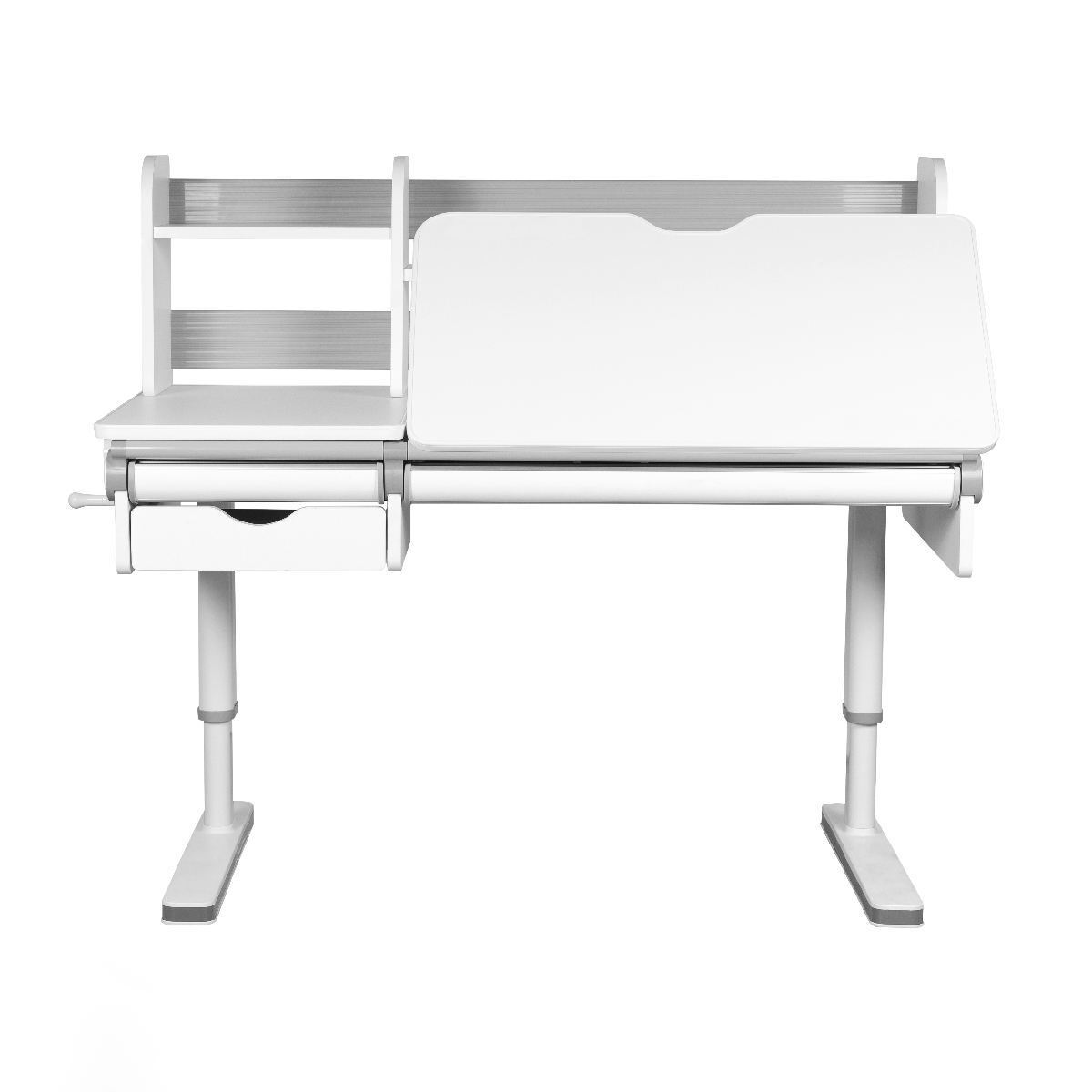 Детский стол Kinderzen Wunderkind Multicolor белый серый/голубой/розовый