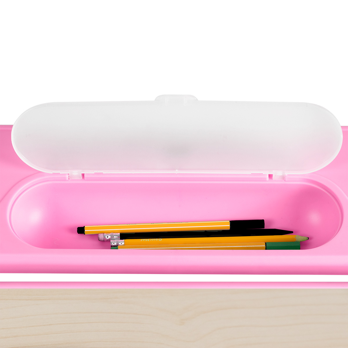 Комплект Anatomica Avgusta парта + стул + выдвижной ящик + подставка клен/розовый Комплект Anatomica Avgusta парта + стул + выдвижной ящик + подставка клен/розовый