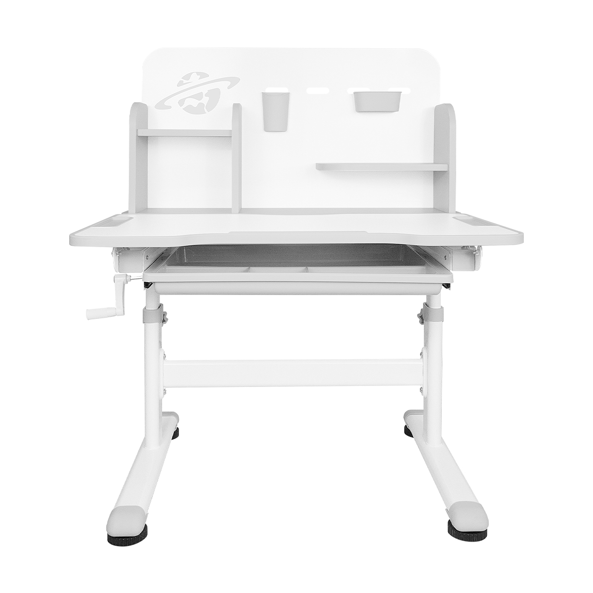 Комплект Anatomica Saturno парта + стул + надстройка + выдвижной ящик серый Комплект Anatomica Saturno парта + стул + надстройка + выдвижной ящик серый