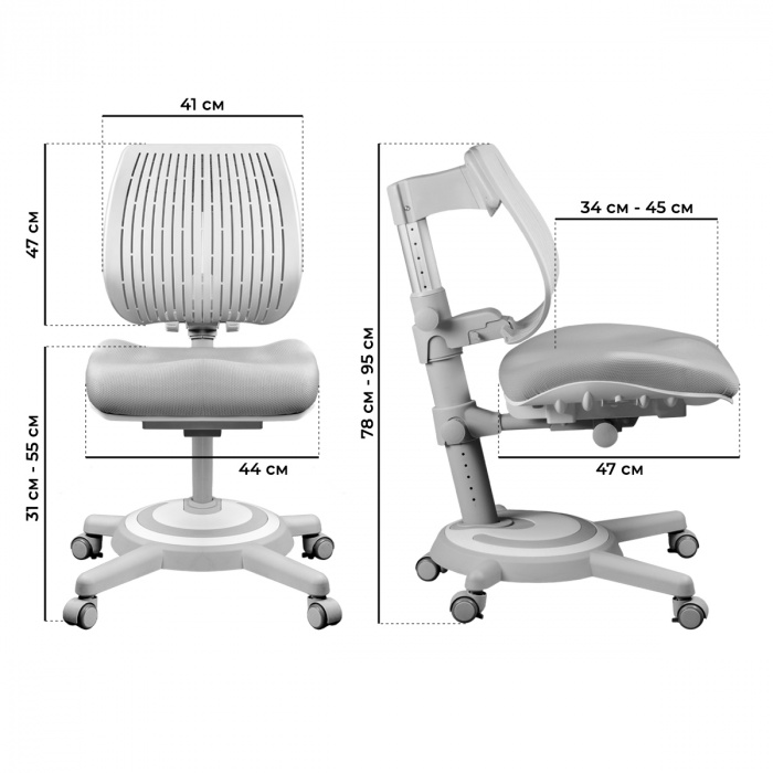 Характеристики Детское кресло KinderZen Ergoback Характеристики Детское кресло KinderZen Ergoback