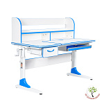 Парта Anatomica Study-120 Lux белый/голубой