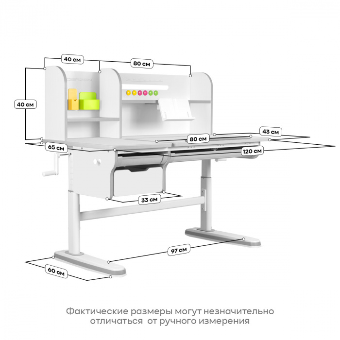 Характеристики Детский стол Kinderzen Dali Plus Характеристики Детский стол Kinderzen Dali Plus