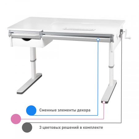 Детский стол Anatomica Premium Wunderkind Lite Multicolor