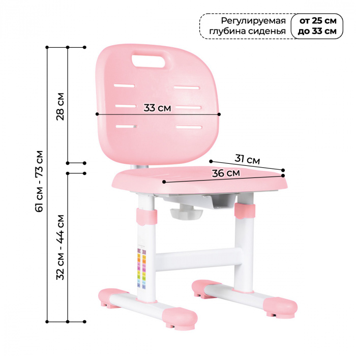 Характеристики Растущий стул Anatomica Lux Pro Характеристики Растущий стул Anatomica Lux Pro